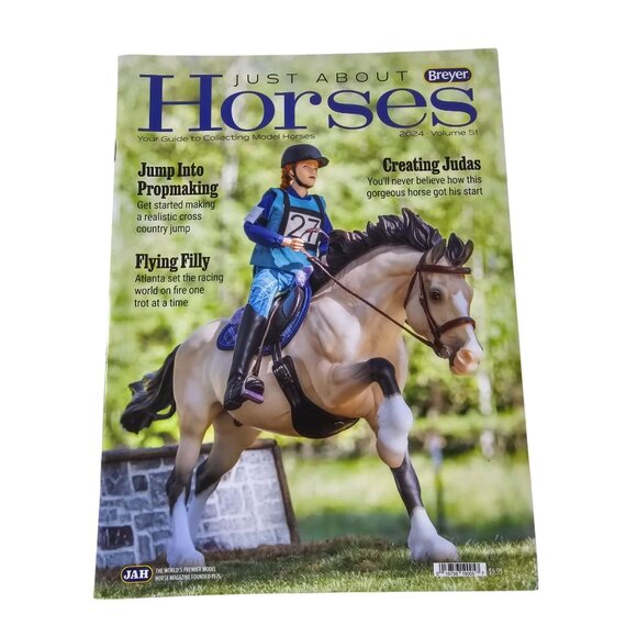 Breyer Just About Horses Magazine Volume 51 2024 Edition Collecting Guide JAH - Picture 1 of 8